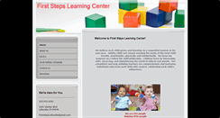 Desktop Screenshot of first-steps-learning-center.com